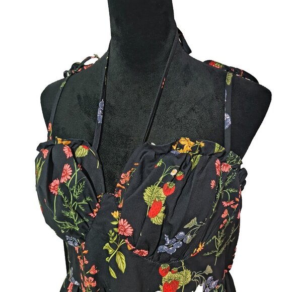 Cider Womens Clothing Plus Size Navy Blue Summer Dress Halter Top 2XL NWT - Picture 12 of 16